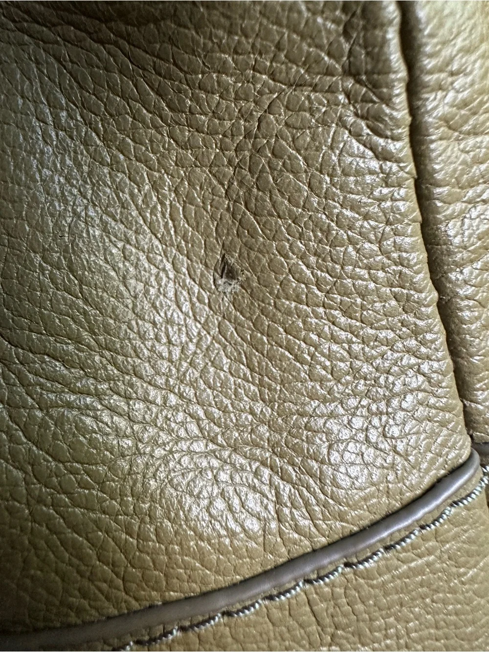 Fossil Amelia Hobo Bag Olive‎ Green Leather Shoulder Tote SHB1819